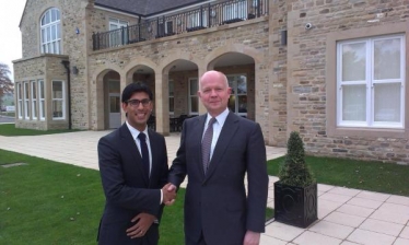 Rt Hon William Hague MP & Rishi Sunak following his selection